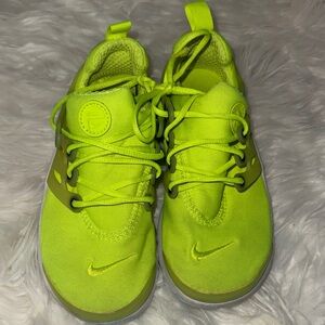 Nike Kids Neon Yellow Sneakers